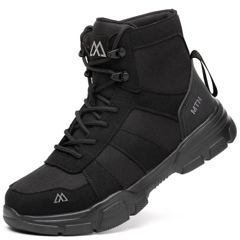 Lightweight Indestructible Steel Toe Safety Work Shoes Puncture Resistant Non Slip Tactical Work Sneakers for Men Women