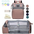 Mommy Bag Lightweight Portable Folding Crib Bed Large-capacity Travel Maternity Bags Baby Backpack Female Mommy Outting Bag