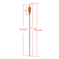 Mixed Carbon Arrows SP500 31.5" Inset Nock 4inch Brown | SAMAG