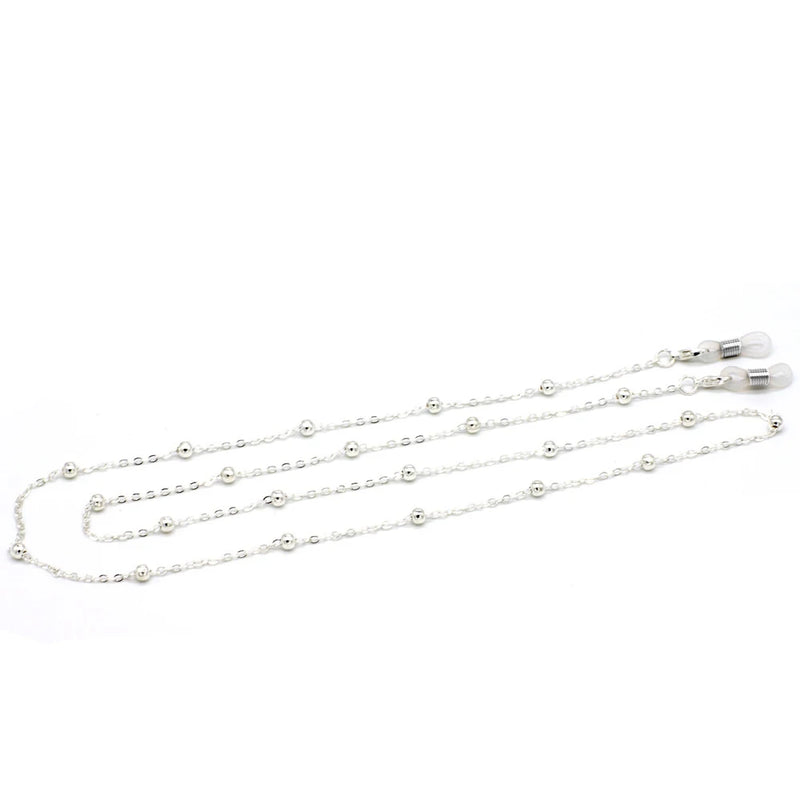 Fashion Metal Men women Eyeglass Chains Sunglasses Reading Beaded Glasses Chain Eyewears Cord Strap Rope female glasses chain