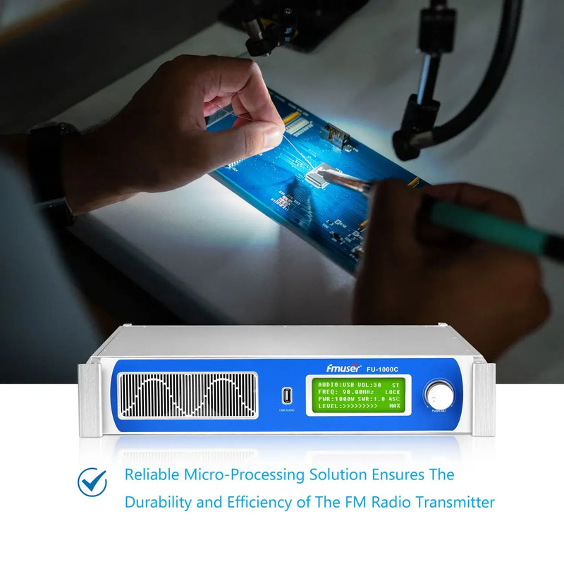 FMUSER FU-1000A 1KW 1000 Watts Proffessional FM Broadcast Transmitter For Radio Station For Sale