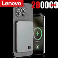 Lenovo 500000mAh Thin Magnetic Wireless Power Bank PD22.5W Fast Charging Portable External Battery for Magsafe For iPhone Huawei
