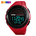 SKMEI 1405 Sport Digital Mens Wristwatches Solar For Power Enviormentally Alarm Male Clock reloj hombre Men Luminous Watches