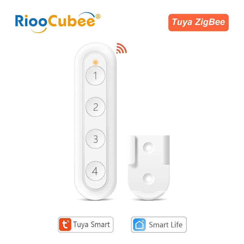 RiooCubee Zigbee EU Multi-Button Scene Switch Tuya Smart Life App Remote Control Smart Home Scene Linkage Control Home Assistant