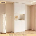 Y Sideboard Kitchen Hutch Cabinet Pantry Freestanding Buffet with Holder Power Outlet Glass Drawers Cupboard Microwave