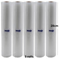 5 Rolls/Lot Food vacuum sealer Storage saver bags Vacuum 5 size Bags For Kitchen Vacuum Sealer to keep food fresh