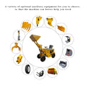 0.4-0.6 Ton Front Loader Wheel Smallest Garden Mini Wheel Loaders For Sale With Accessories