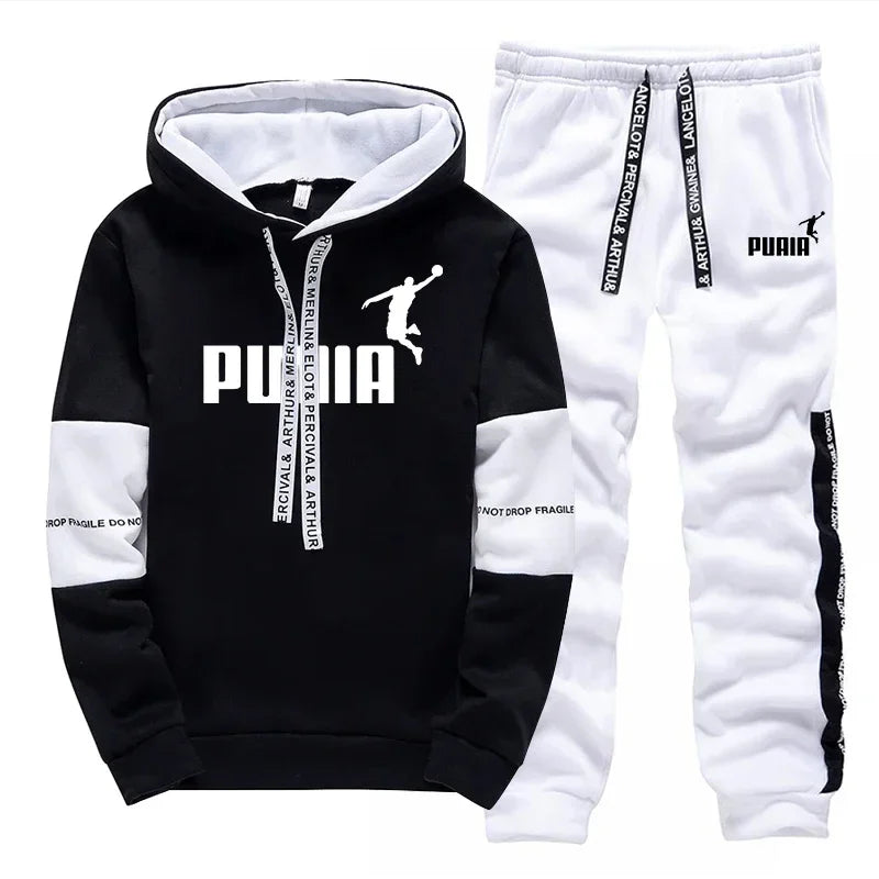 Men's Tracksuit Print Casual Sweatshirts Sportswear | SAMAG