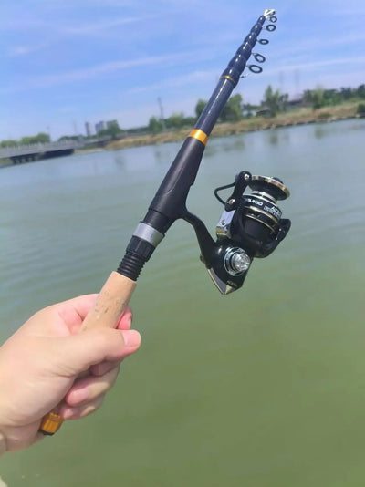 DEUKIO Spinning Fishing Pole Set Combo 1.8M/2.1M | SAMAG