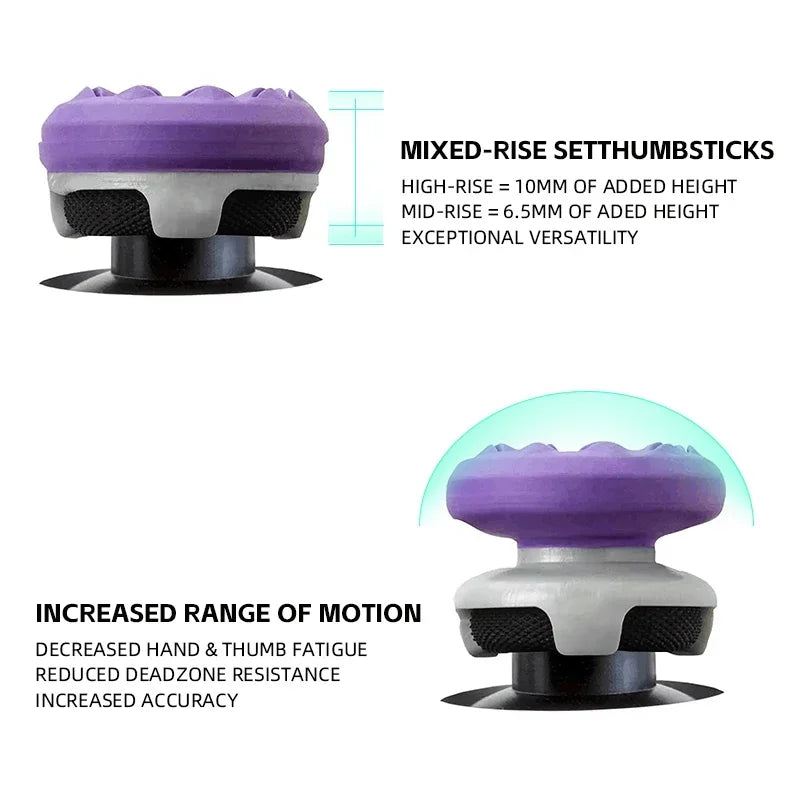 DATA FROG High-Rise Freeks Stick for PS4 PS5 Galaxy Joystick Compatible with 8BitDo Ultimate Controller Performance Stick