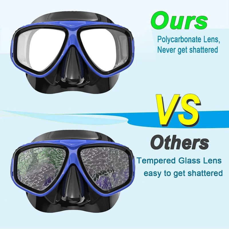 Snorkel Mask Swimming Googles With Optical Nearsighted - View 5 | SAMAG