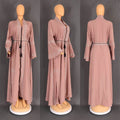Summer Women's Clothing Open Abaya Bell Sleeves Long | SAMAG