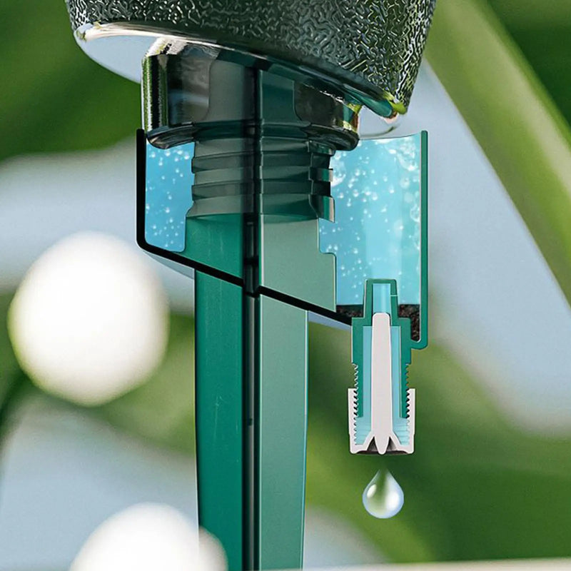 6pcs Automatic Waterer Household Flower Plant Self Watering Device Automatic Drip Irrigation System for Indoor Outdoor Gardening