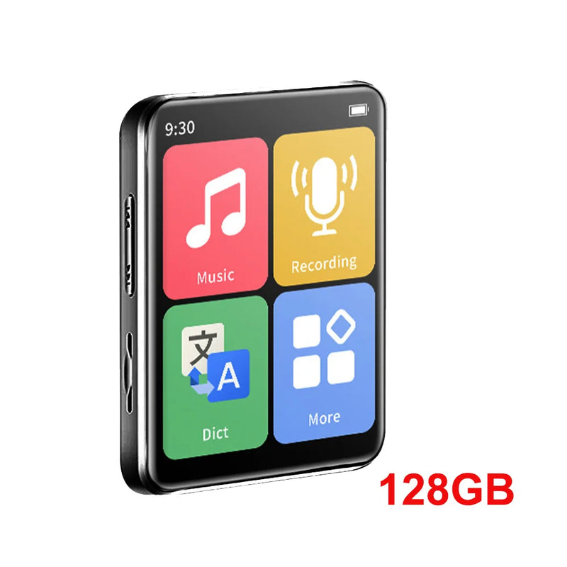 New Sports Bluetooth MP3 Player With Clip 128GB 32GB Mini Music Video Player Support FM Recorder Pedometer E-book TF SD Card