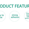 10Pcs 2mm Plug Non-woven Fabric Reusable Self Adhesive Electrode Pads Conductive Gel Pad Body Digital  Massager