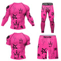 Cody Lundin Durability MMA BJJ Rash Guard Tight Exercise Jogging T - Shirts+Pants 3D Print Compression - View 15 | SAMAG