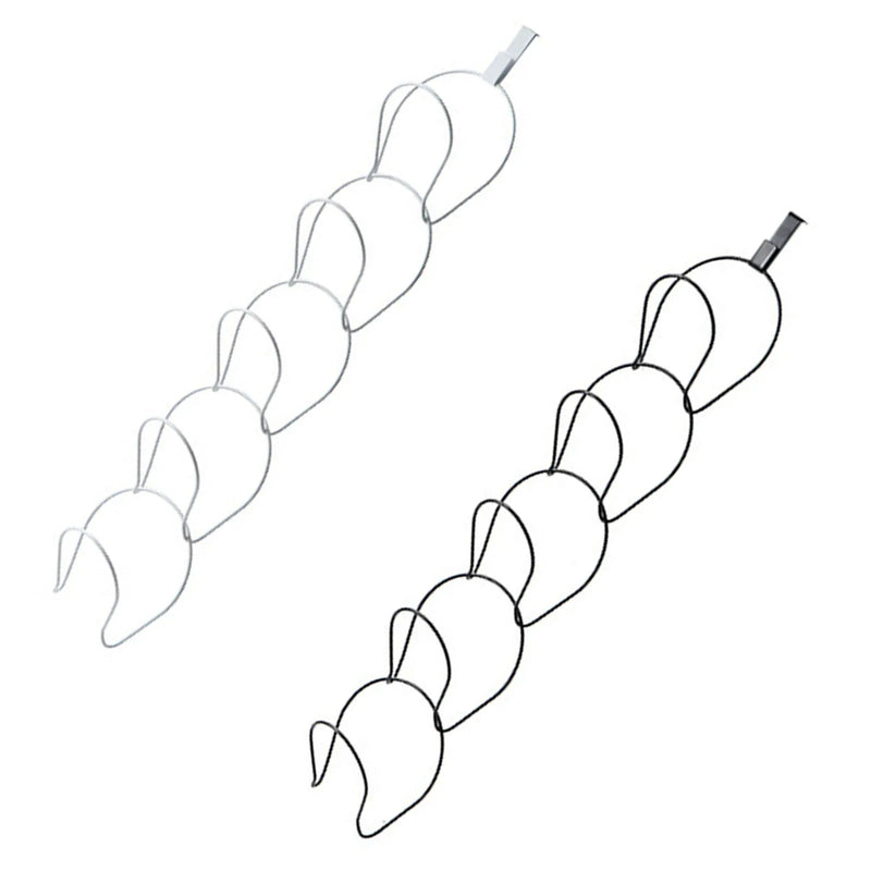 5Pcs Hat Rack Iron Punching Free Multi Layer Multifunctional Space Saving Hat Hanger Holder