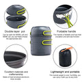 Widesea Ultralight Camping Cookware Set 1 - 2 Person Hard - View 3 | SAMAG