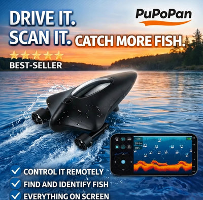 Wireless Fish Finder Boat with Sonar, Remote Control RC | SAMAG