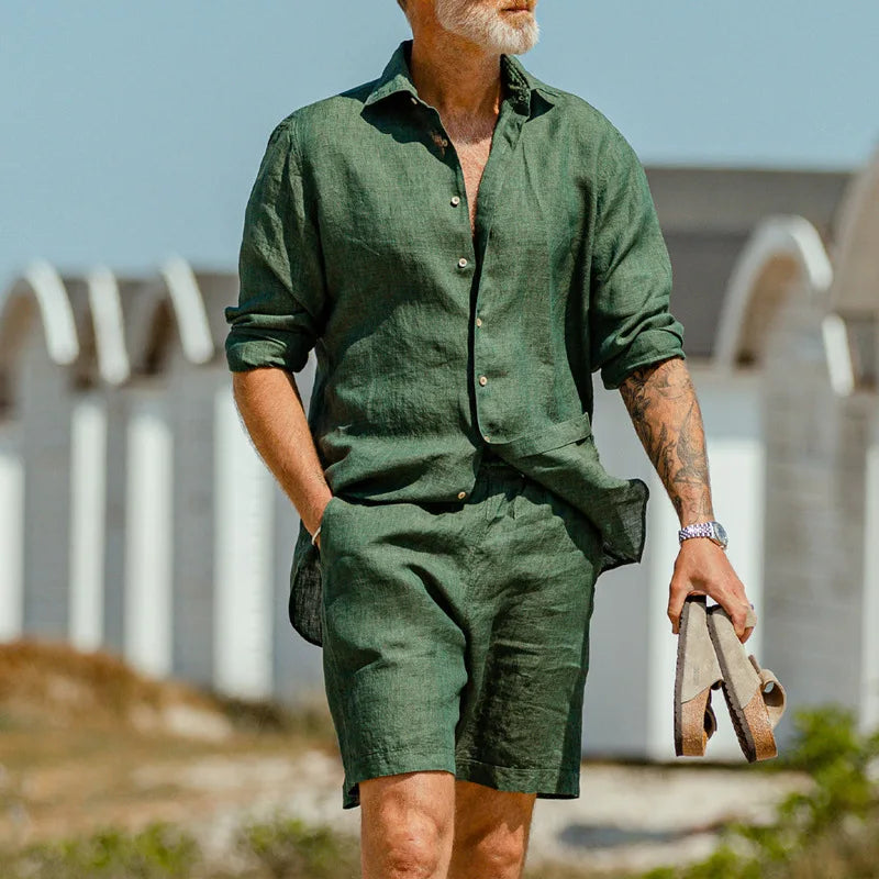 Fashion Streetwear Men's Summer Comfy Cotton Linen Casual | SAMAG