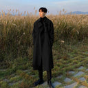Trench coat Brand New Spring Trench Korean Men's Fashion Overcoat Male Long Windbreaker Streetwear Men Coat Outer Wear Clothing