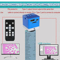 Industrial Camera Microscope Digital Camera 8.3MP 4K HD 1/1.8 Sensor Compact 3840X2160 Resolution Easy To Use for Observations