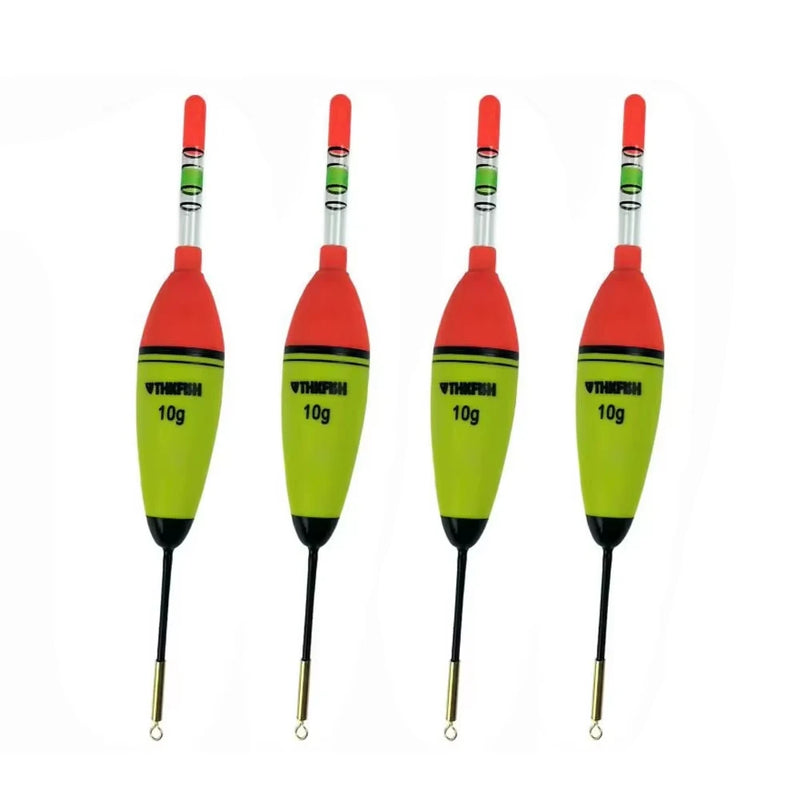 4pcs EVA Luminous Fishing Float Light Stick Long Vertical Foam Plastic Rock Fishing Floats Bobber 10g 20g 30g Buoyancy