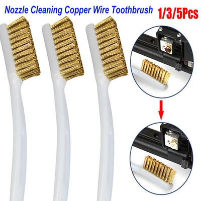 3D Printer Tool Nozzle Brush Copper Wire Toothbrush | SAMAG