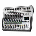 Professional 8/12/16-channel DJ audio mixer 7EQ 99DSP +48V stage meeting Bluetooth USB flash drive MP3 effect Sound mixer