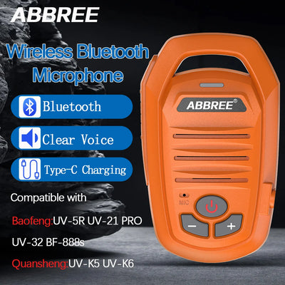 ABBREE Wireless Bluetooth Speaker Microphone Handheld Mic | SAMAG