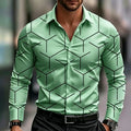 European American Trendy Men Geometric Branch Line | SAMAG