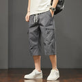 Cargo Shorts Men Working Cropped Pants Summer New Thin Casual Loose Sports Shorts Bermudas Fashion Casual Man Shorts