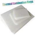 Multi-Size Thermal Laminating Bags: A4/A5/Letter Size Clear Glossy Sheets, Rounded Corners Heat Seal for Office School Home Holi