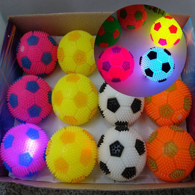 Glowing ball in the dark, squeaking toy, bouncing | SAMAG