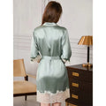FImtairah  100  Silk Nightdress Women  Lace Long Nightdress  Korean Soft Fashion Luxury Brand Lady  Real Silk Nightgowns Women