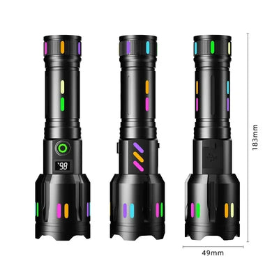 Long Range LED Flashlight High Power Spotlight | SAMAG