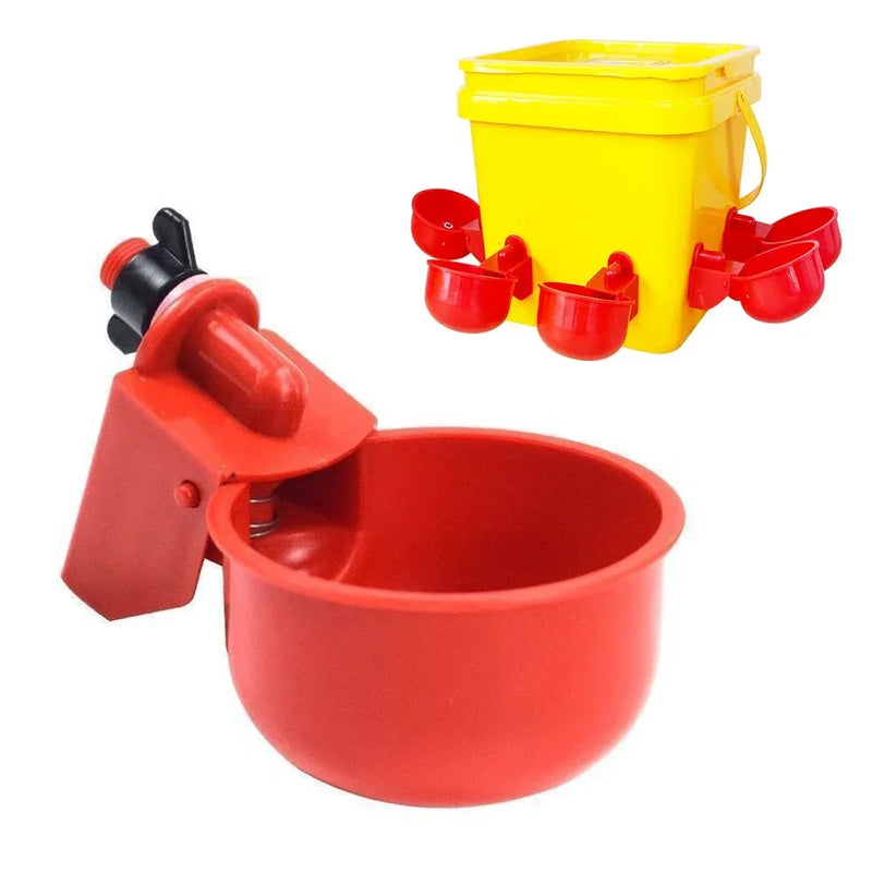 Anti Pollution Self-cleaning Automatic Poultry Water Dispenser Portable Poultry Feeding Feeding Supplies for Chick Duck Goose