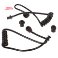 Y-2Pcs For Radio Earpiece Headset Walkie Talkie Earphone Coil Spring Air Tube Coil Acoustic Air Tube Earplug Replacement