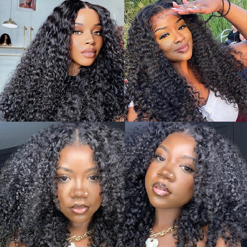 Water Jerry Curly Bundles Original Vietnamese Kinky Curly Hair Bundles Afro Bouncy Curly Weaving Raw 100% Human Hair Extensions