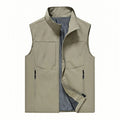 2025 Summer Men Outdoor Waterproof Quick Drying Cargo 5XL Vests Male Thin Mesh Breathable Waistcoats Climbing Sleeveless Jackets