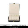 Orilv Leather Jewelry Box Set Box Light Luxury Ring Necklace Display Storage Boxs Jewelry Display Packaging Box Ladies' Gift Box