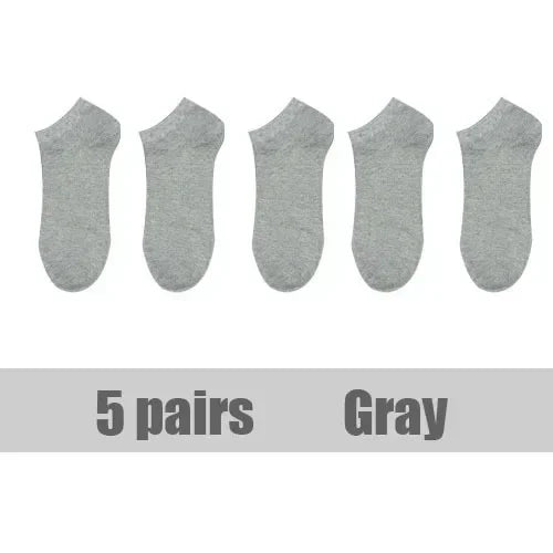 Pairs Women/Men Socks Breathable Sports Solid Color Boat | SAMAG