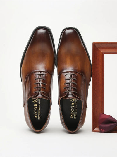 New Pointed Toe British Style Business Formal Leather | SAMAG