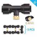 45W Pump 0.4MM Automatic Timing Cooling Watering System 6/9/12/18/21M Outdoor Garden Irrigation Kit Brass Mist Nozzles Sprayer