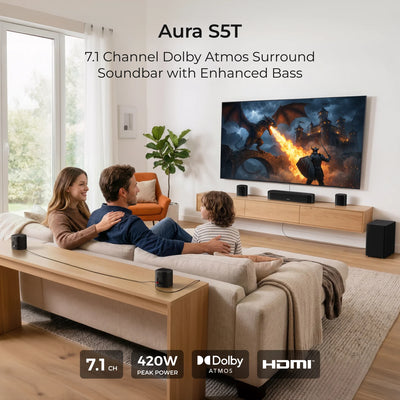 ULTIMEA 420W 7.1ch Soundbar with Dolby Atmos, Surround | SAMAG