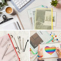 5-24pcs Mesh Zipper Bags Puzzle Bags With Zipper For Classrooms, A4 Chessboard Game Storage And School Office Supplies