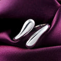 Trending Products Popular Brands 18K Gold Water Drop Rings for Women Fashion Wedding Accessories Party Jewelry Gifts