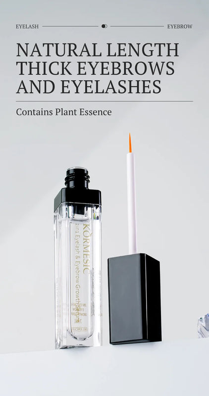 2 in 1 Eyebrow and Eyelash Growth Serum 7 Days Natural Eyelash Enhancer Longer Thicker Lengthening Curling Eyelashes Makeup*2026