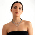 Sexy Bondage Lingerie Sexy Leather Collar Harness Woman Erotic Leather Neck Harness Fetish Wear Women Neck Accessorie