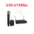 SLXD Microfone 500/600/800MHZ Wireless Microphone System 4pin Headset KSM8/Beta58 Professional Audio Equipment For Stage Karaoke